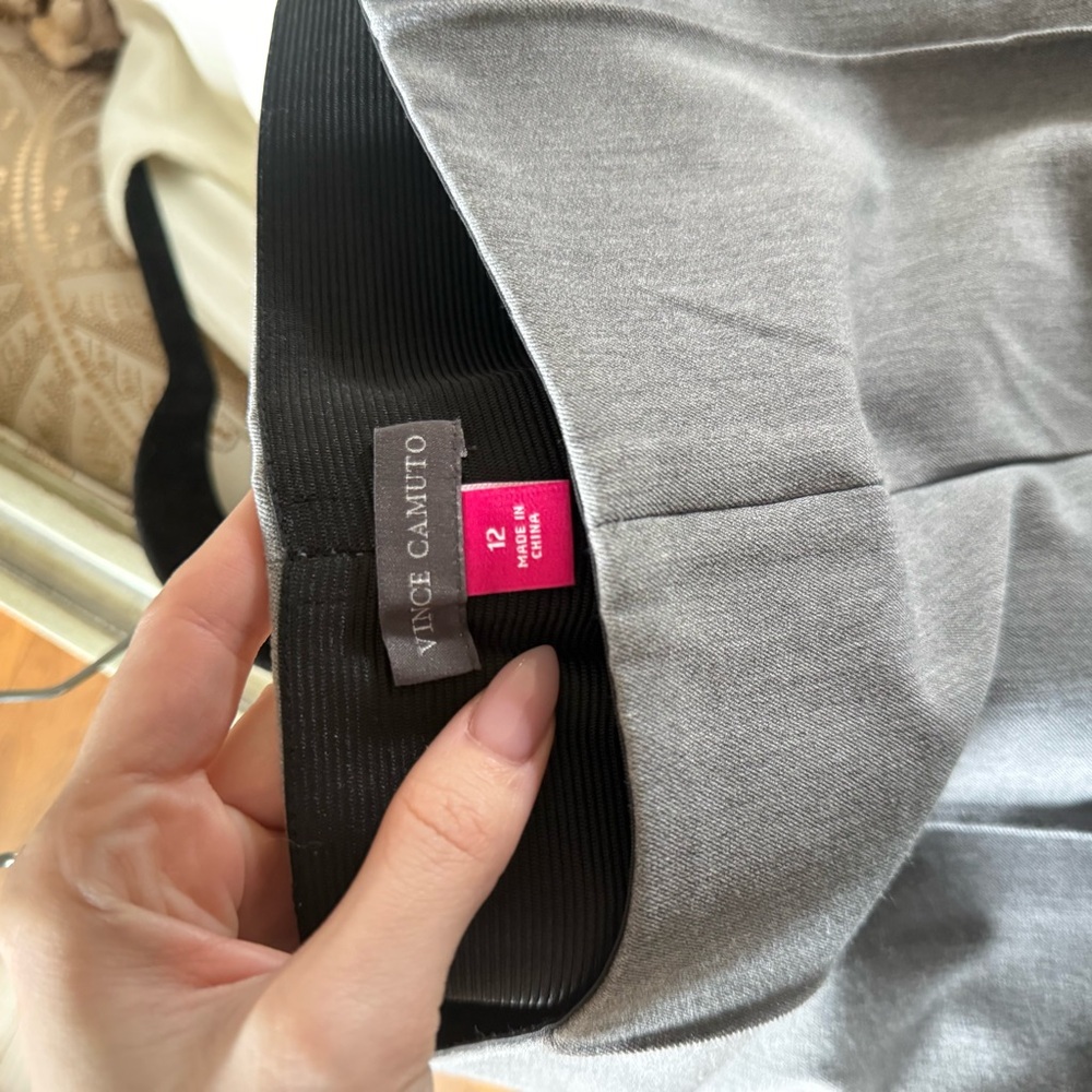Vince Camuto | Women's Gray Trousers - Picture 7 of 7